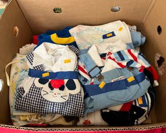 Late 1980s toddler boy's clothing