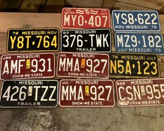 License plates