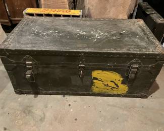 WWII army footlocker/trunk