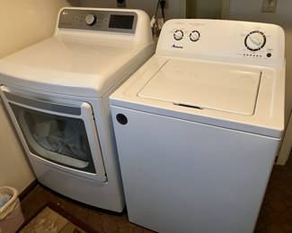 Amana washing machine, Samsung gas dryer