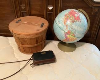 Sewing box, World globe