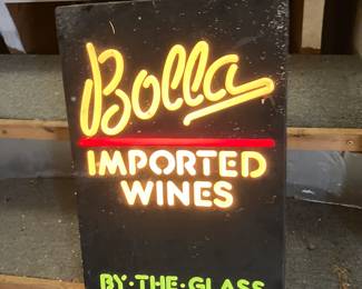 Bolla beer sign