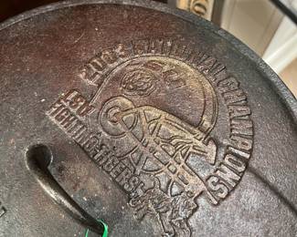 Commemorative LSU 2003 National Champions Large Cast Iron Ppt