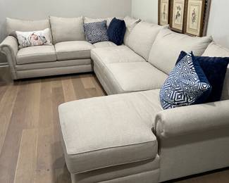 Distinctions Linen Sectional Sofa