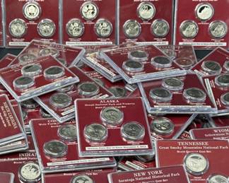 The Complete 50 US State Quarters National Parks Coin Collection