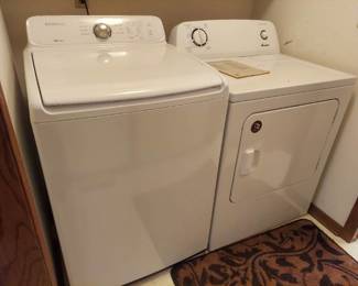 Samsung washer and Amana dryer