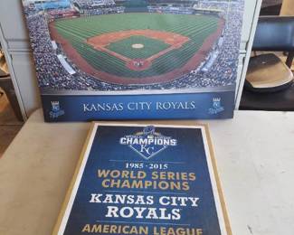 Kansas City Royals wall decor