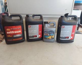 antifreeze - 1 full, others half