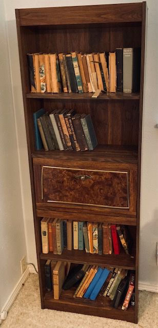 Vintage Bookcase With Secretary.