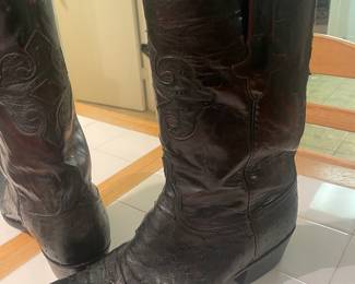 Lucchese Ostrich Boots.