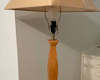 Vintage Wood Table Lamp.