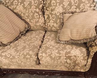 Upholstered Living Room Sofa and Loveseat