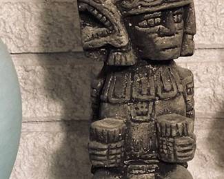 Mayan Aztec Stone Carving.