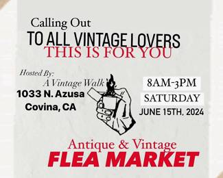 You're invited June 15 @ A Vintage Walk 