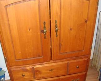 Pine Shelved Cabinet