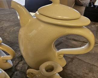 Michael Lambert crackled ceramic coffee/tea pot