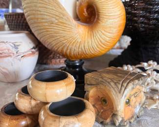 Z Gallery shell candle holder