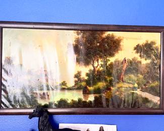 Toni Bordignon 1940s Original Oil