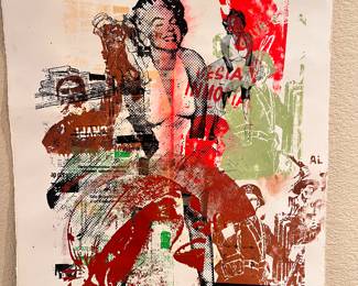 Signed and numbered LA Artist street art