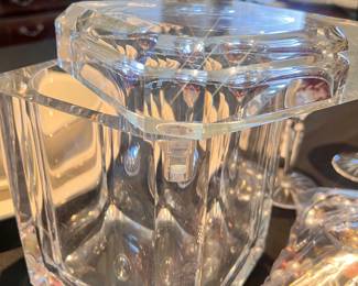 vintage acrylic jar - swings open