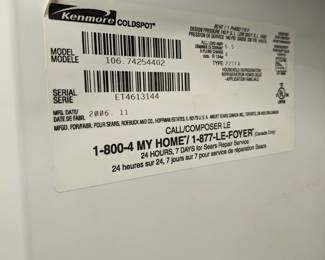 Kenmore Refrigerator