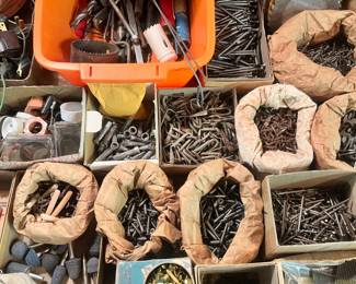 Assorted  Nuts Bolts Nails