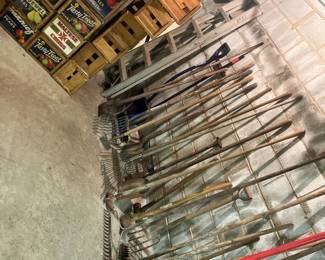 Yard Toos And Fruit Crates