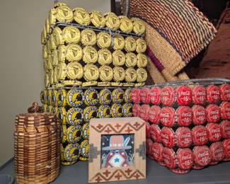Bottle Cap Baskets