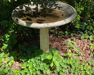 Concrete Bird Bath
