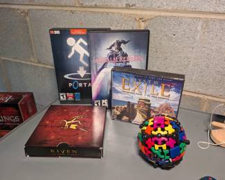 PC Games (Riven - Myst III Exile - Portal - A Realm Reborn)