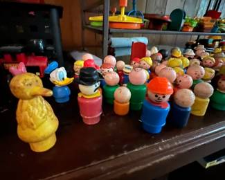 Sesame Street, Disney, farmers, family, dogs, grandma, workers… I think we might have the entire human (and non human) population for Fisher-Price Little people here!