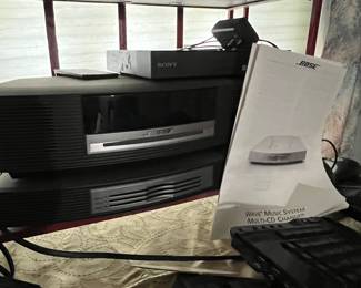 Bose…. Multi disc changer set up with remote.. Nothing sounds the same!