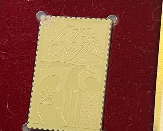 Lots of gold clad stamps!!