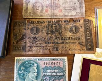 Antique, foreign, military & unique currency