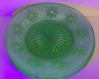 (5) Vaseline Glass Plates