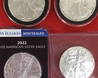 Silver Eagle Silver Dollars