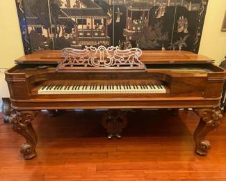 Rare Rare Rare Late  1800`s Chickering Flat Baby Grand Piano  (IT Is Available For Presale)
