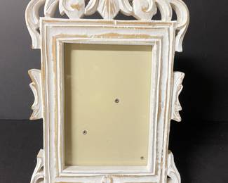 White washed decorative frame, .5" x 8",  was $9, NOW $7