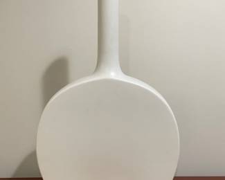 Large white thin neck vase, 14"W x 25"H,  was $48, NOW $34