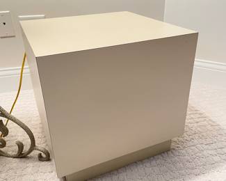 Cube side table, 20" x 20" x 16.5"H,  was $34, NOW $25