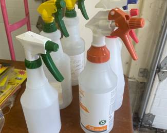 Assortment of spray bottles,  was $6, NOW $4