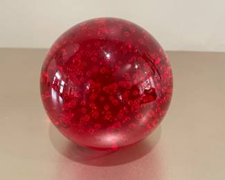 Red paper weight, was $20, NOW $14