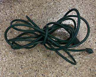 Green thick extension cord,  was $6, NOW $4