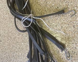 Rubber bungee cords (5),  was $8, NOW $6