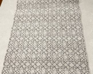 Black and grey remnant carpeting - high quality - 5' x 6',  was $40, NOW $30.  (Get carpet edged and use as an area rug)