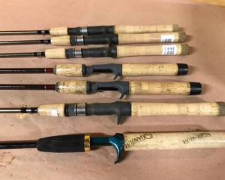 Misc Bait Basting Cork Handle Rods (7): was $140 All, NOW $99 all