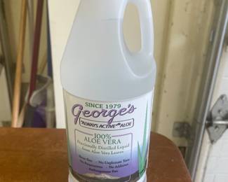 George's distilled liquid from aloe vera leaves,  was $6, NOW $5