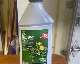 Ace concentrate Lawn Weed killer,  was $6, NOW $5