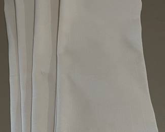Set of 4 white napkins, was $6, NOW $4