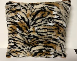 Tiger pillow, 16" x 16",  $14